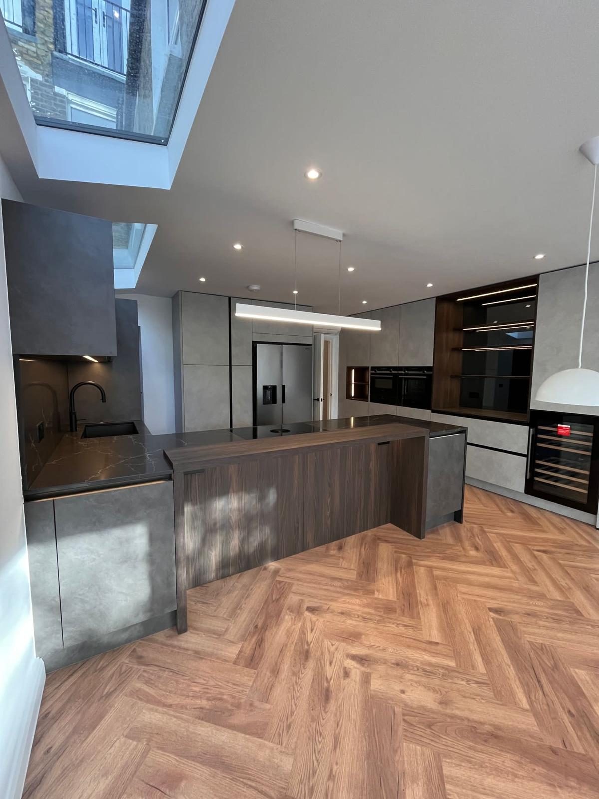 A&N Building completed kitchen project